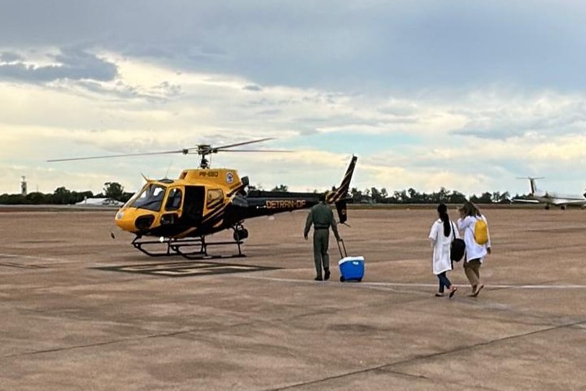 Detran-DF faz operação e entrega coração para transplante em 3 minutos