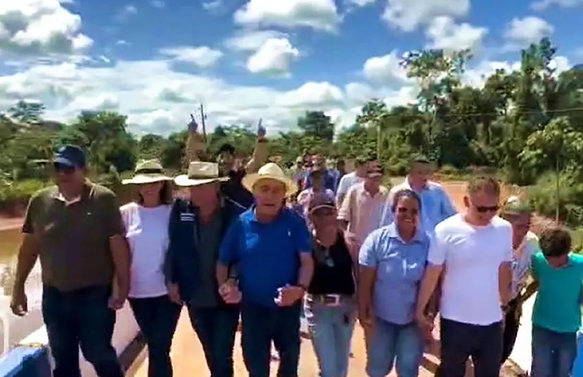 Bocalom entrega ponte do Caipora, na zona rural de Rio Branco