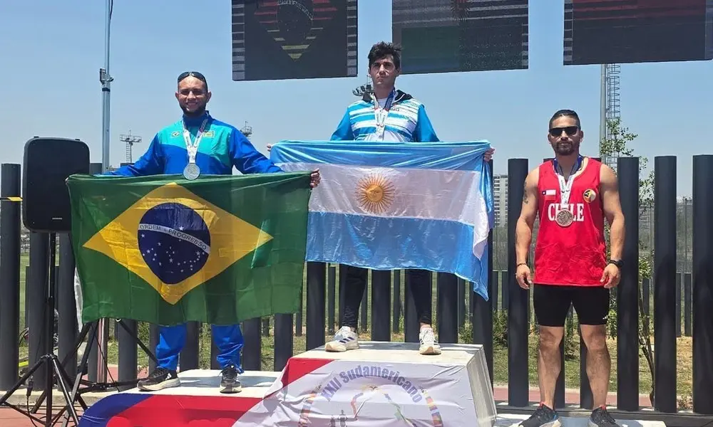 Acreano Juriel Maia conquista três medalhas de prata em Sul-Americano Master no Chile