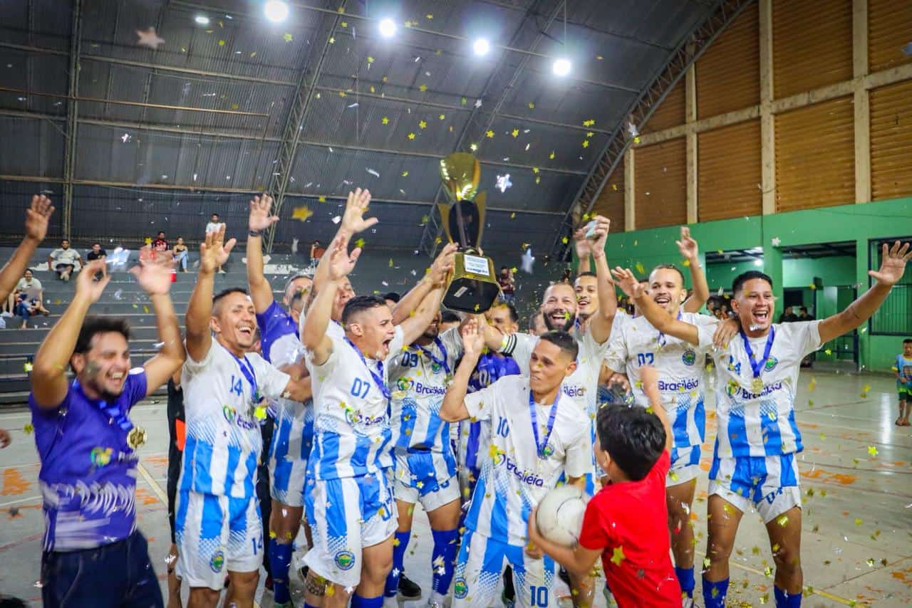 Brasiléia conquista o tetracampeonato acreano de futsal com goleada histórica sobre o Quinari