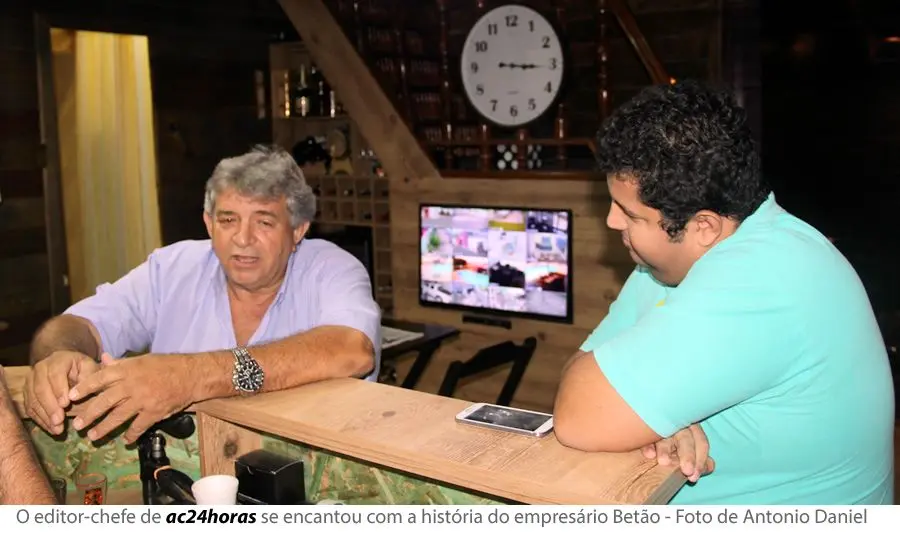 Em 2015, Betão contou sua história em entrevista exclusiva ao ac24horas