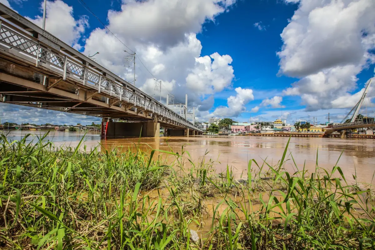 Rio Acre segue recuando e mede 15,29 metros ao meio-dia de hoje (30)