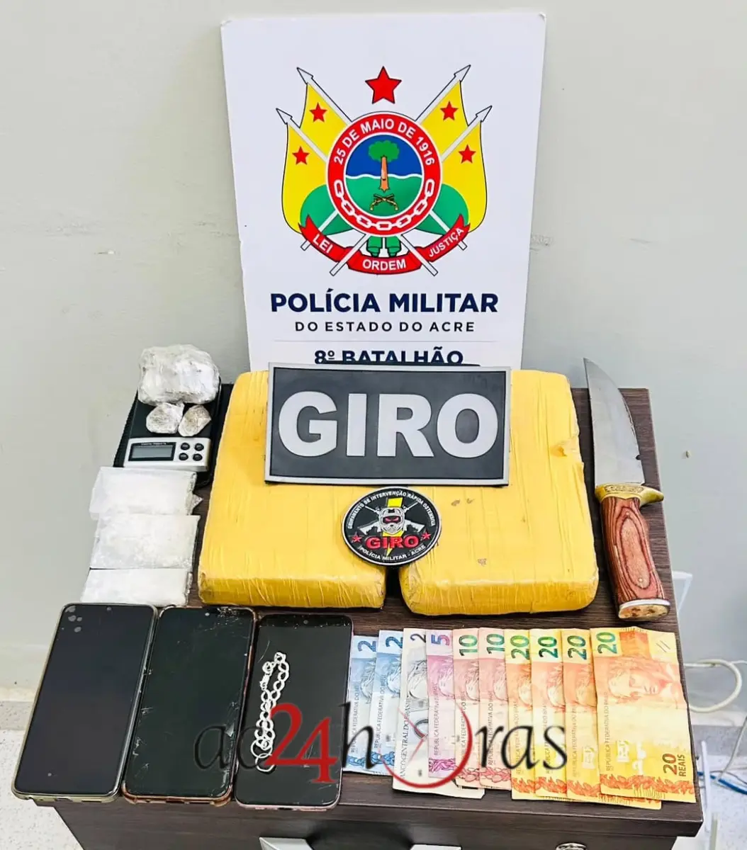 Operação do GIRO termina com prisões por tráfico em Sena Madureira