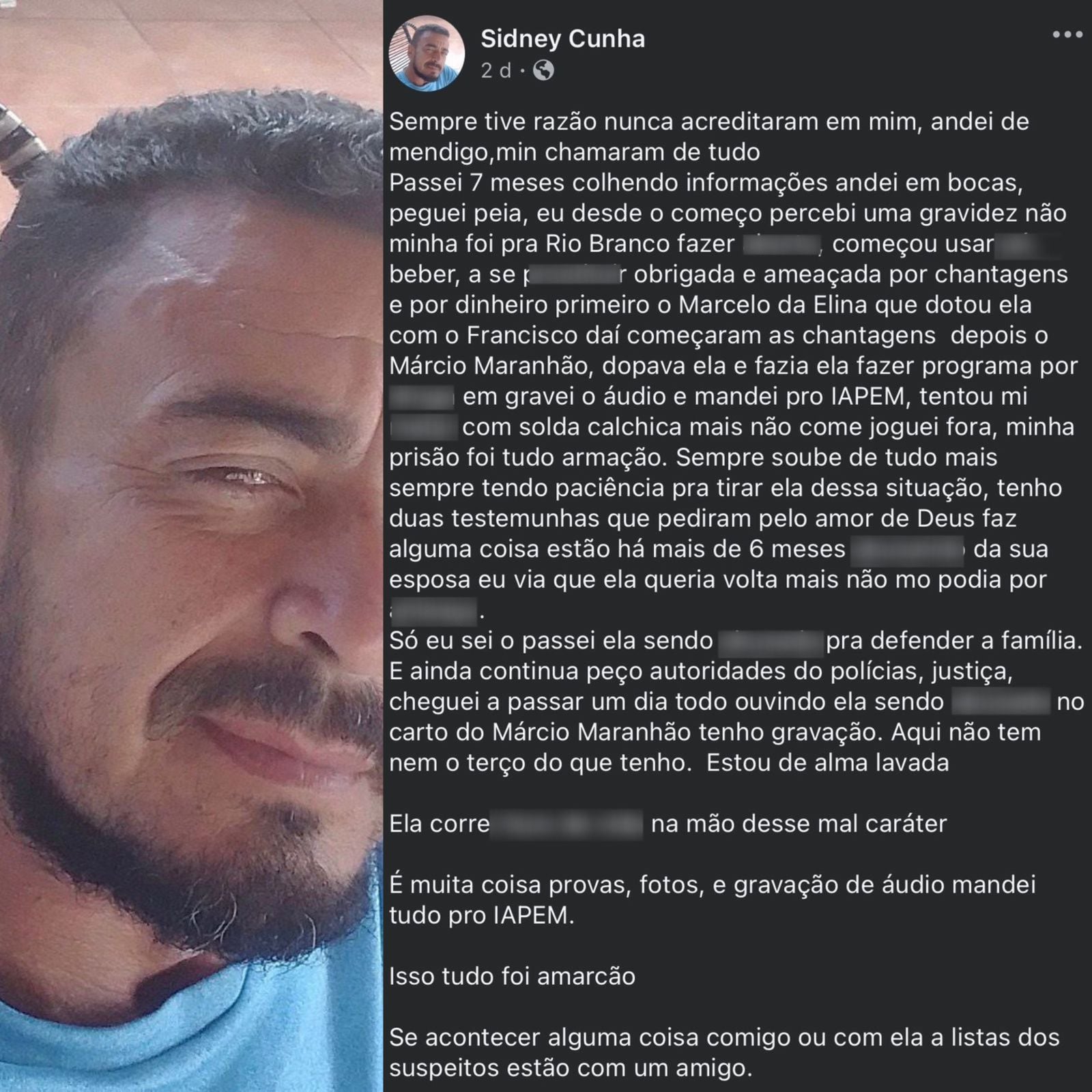 Postagem que antecede morte levanta questionamentos sobre possível pedido de socorro
