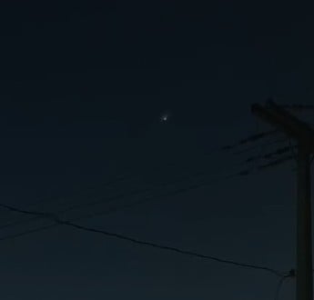 Morador do interior do Acre registra ponto de luz no céu e acredita se tratar de OVNI