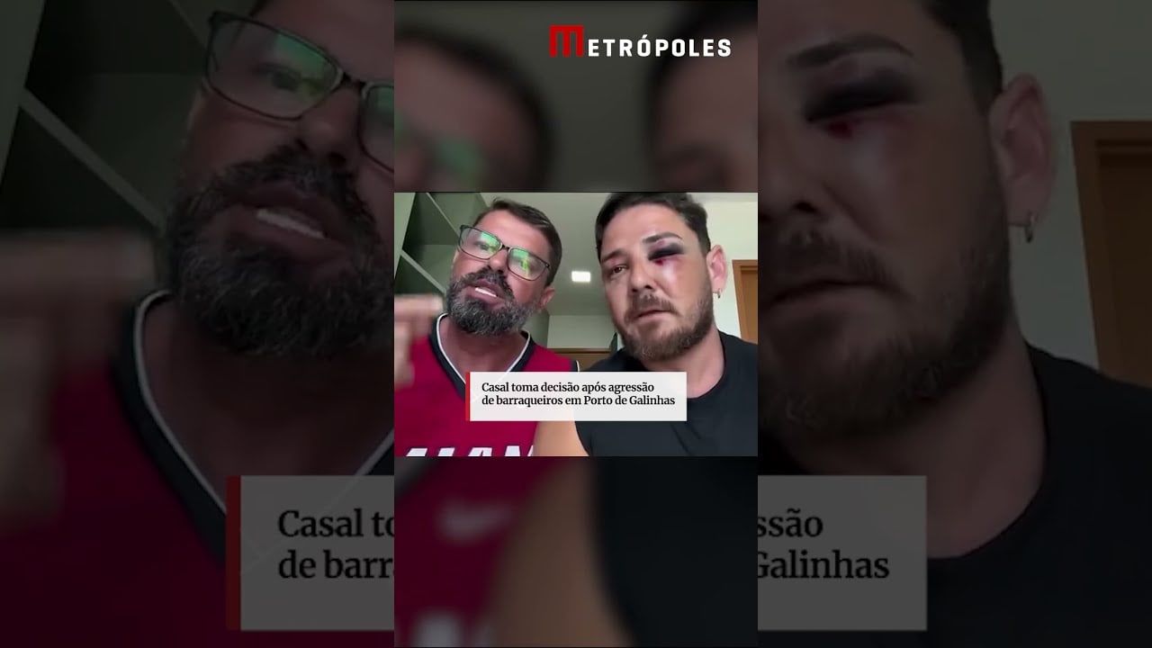 Casal anuncia processo após agressão de barraqueiros em Porto de Galinhas