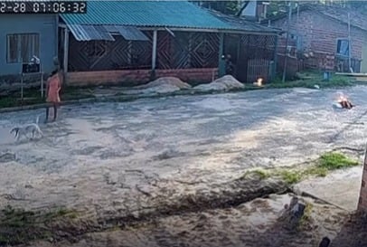 Homem é preso após incendiar quarto com ex-companheira e criança