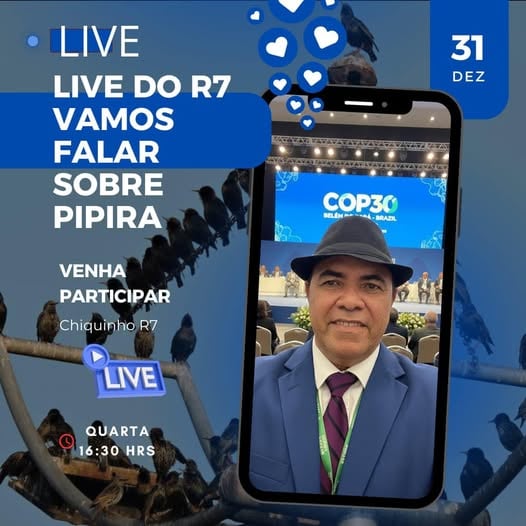 Chiquinho R7 anuncia última live de 2025 e promete grande transmissão para encerrar o ano