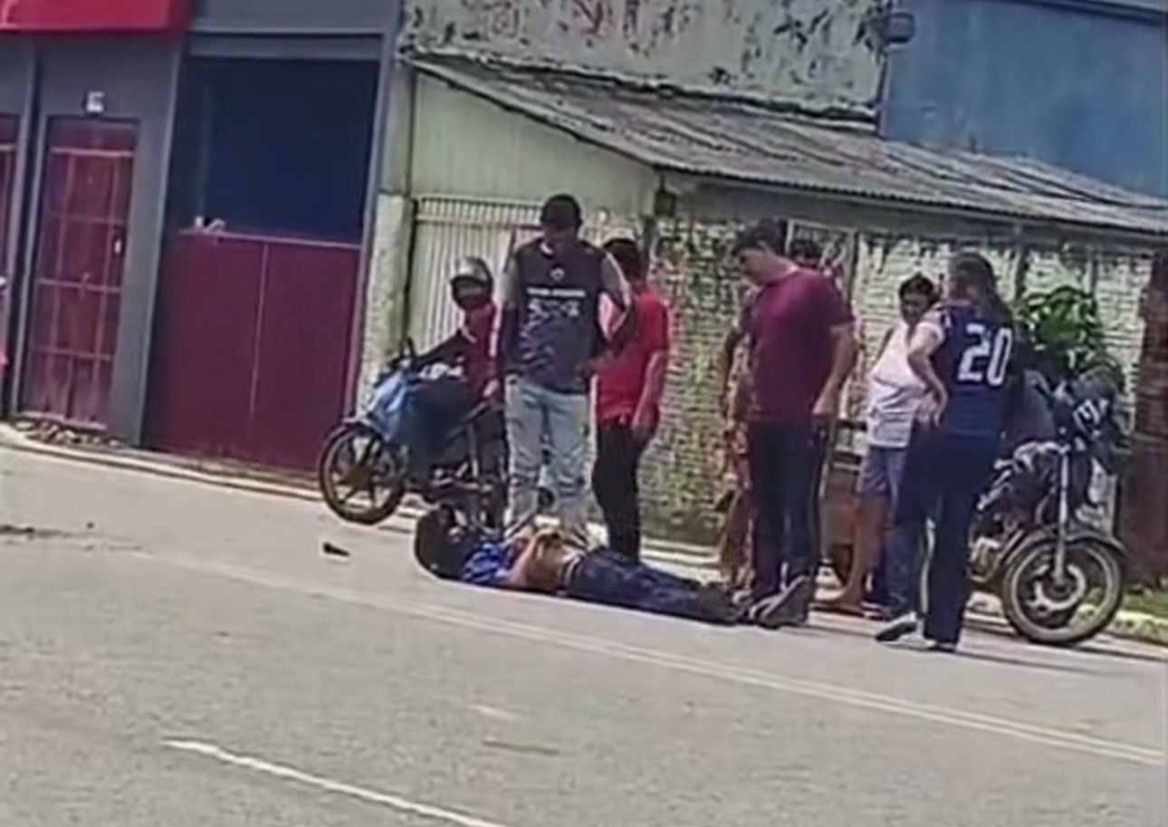 Motociclista fica ferido em acidente de trânsito no interior do Acre; veja detalhes