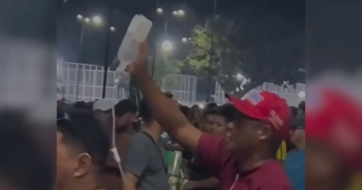 Paciente deixa posto médico e é flagrado tomando soro em festa de aparelhagem no Amapá