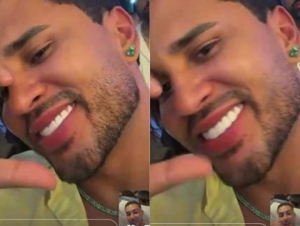 Carlinhos Maia mostra chamada de vídeo com Lucas Guimarães no Réveillon