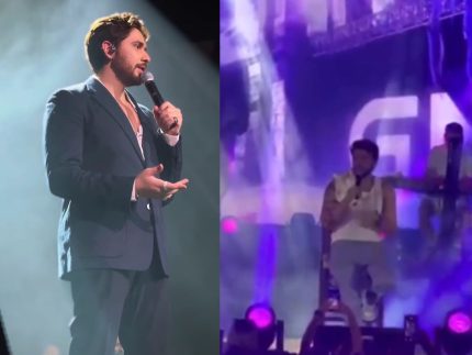 Gustavo Mioto manda recado afiado durante show: “Quer voltar com o ex que fez cagada”