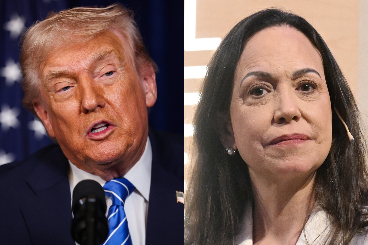 Trump aceita medalha do Nobel da Paz oferecida por María Corina