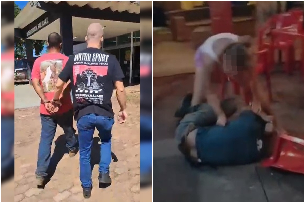 Reviravolta marca caso de mulher que agrediu homem dentro de bar no DF. Veja vídeo