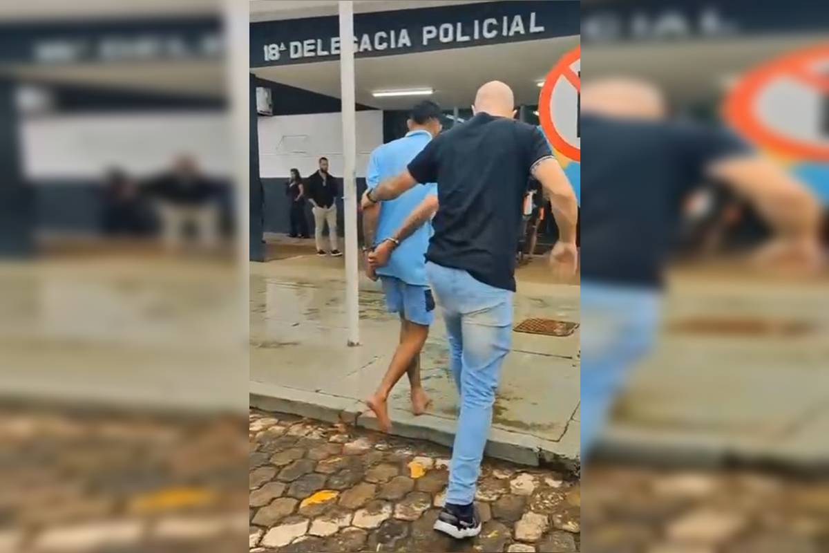 Ladrão é preso na casa da irmã após assaltar loja no DF e fazer ameaças. Veja vídeo