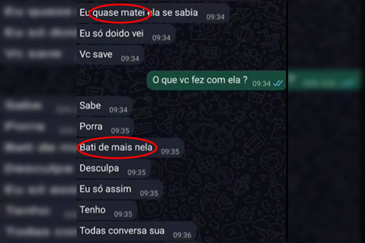 Homem manda mensagem e confessa agressão a amigo: "Quase matei ela"