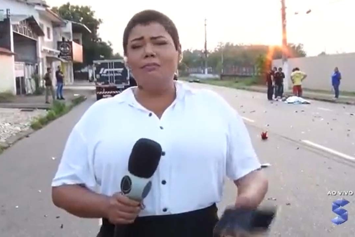 Repórter emociona web ao relembrar cobertura da morte de amigo ao vivo. Veja o vídeo