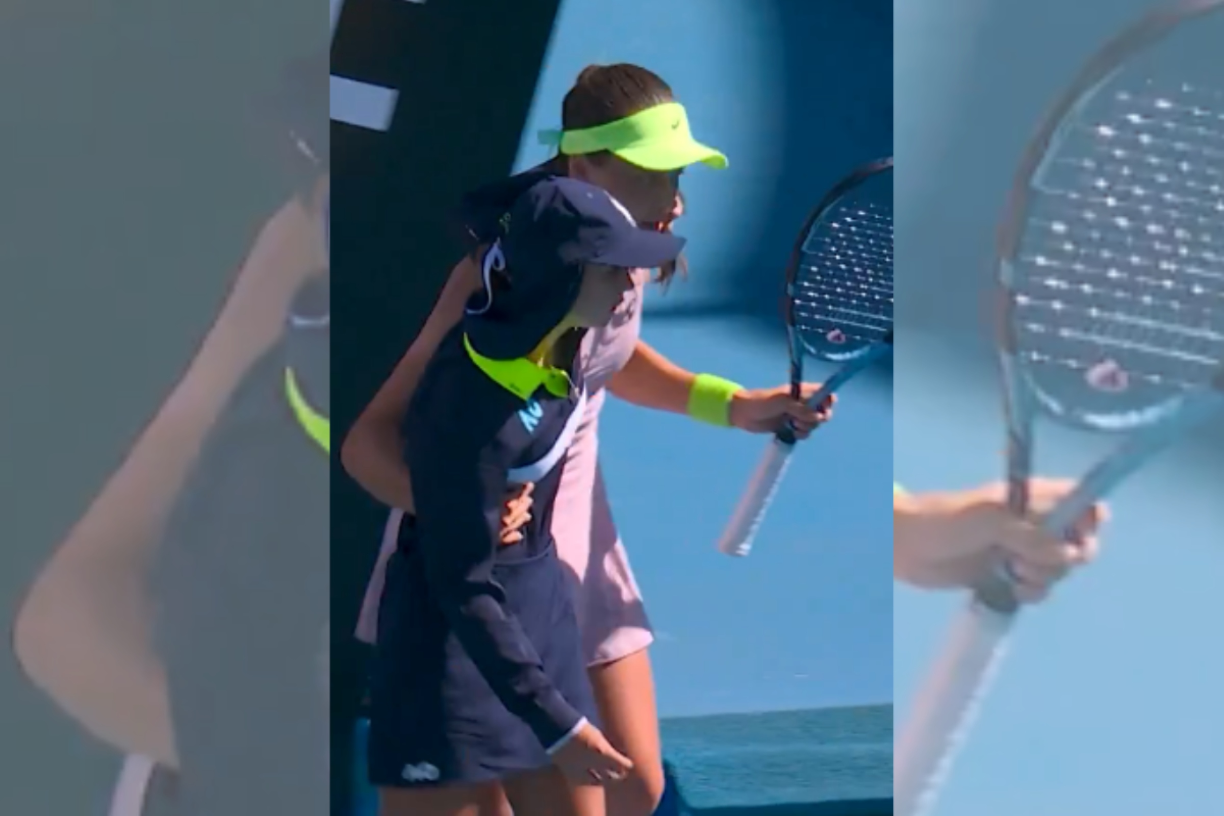 Boleira desmaia com calor durante partida do Australian Open. Veja vídeo