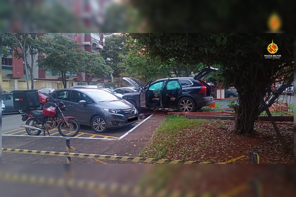 Motorista é preso após bater em central de gás de prédio na Asa Norte