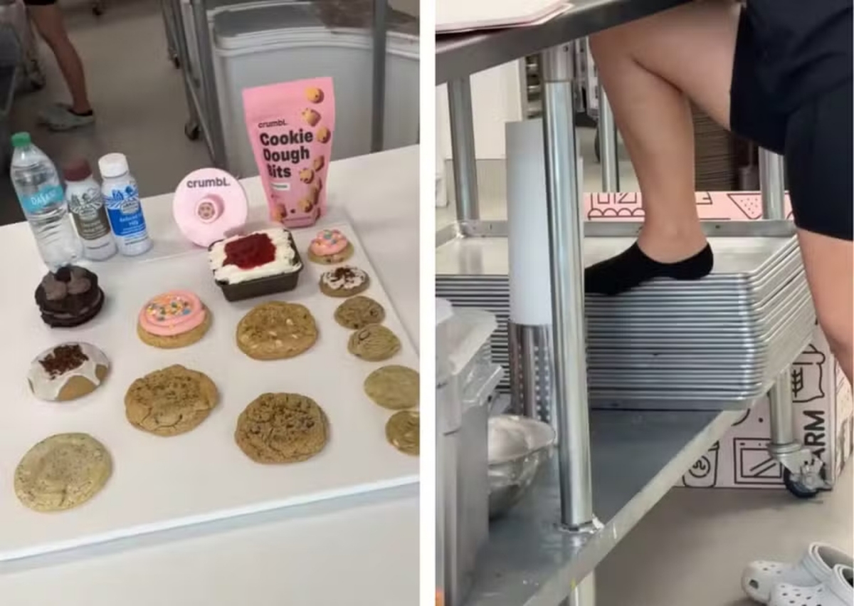 Homem flagra funcionária de padaria com o pé em assadeira: "Nojo"