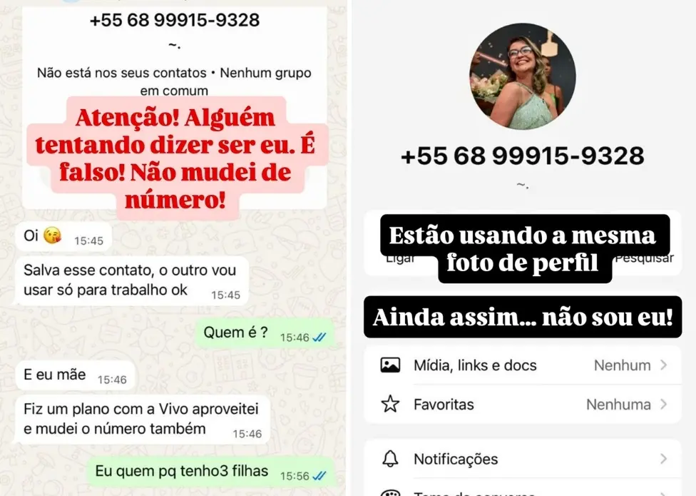 Criminosos usam imagem de secretária do Estado para aplicar golpes
