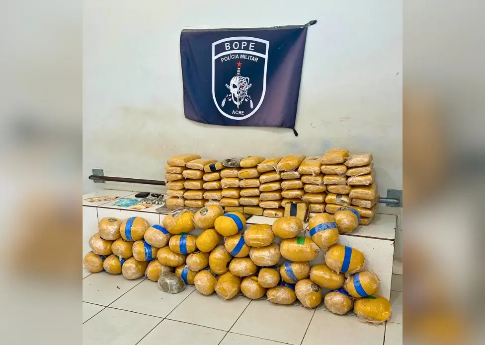 Bope apreende mais de 106 quilos de maconha no Conjunto Cabreúva
