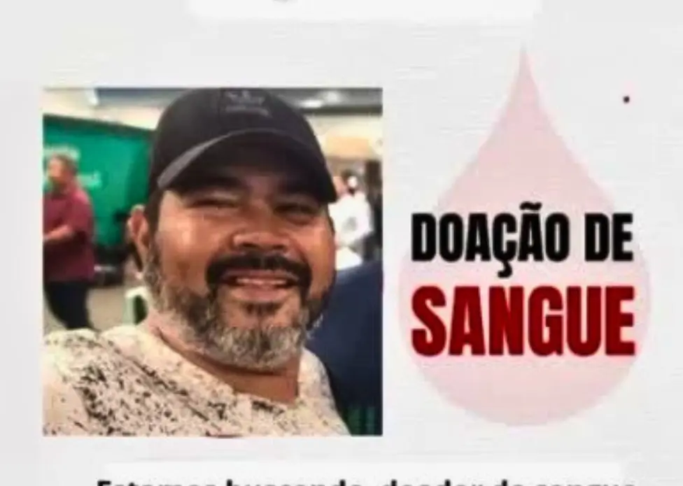 Repórter internado no Pronto-Socorro precisa de doações de sangue com urgência