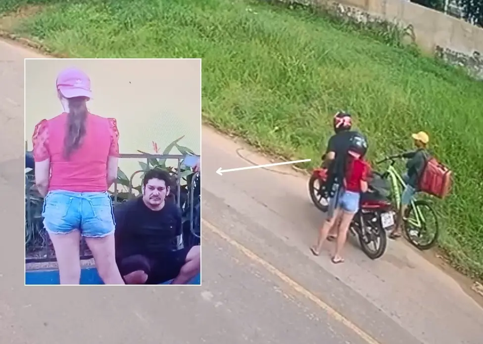 Polícia prende casal que assaltou ciclista entregador no bairro Tancredo Neves