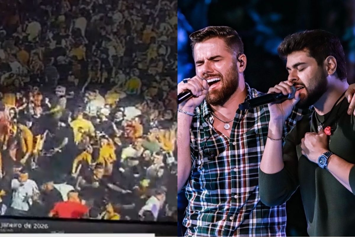 Vídeo mostra tiro e briga com 7 feridos no show de Zé Neto & Cristiano. Veja
