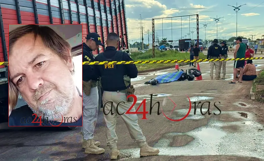 Motociclista de aplicativo morre após colisão com caminhão na capital