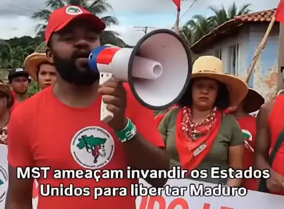 Políticos de direita reproduzem vídeo falso sobre MST invadir EUA para libertar Maduro