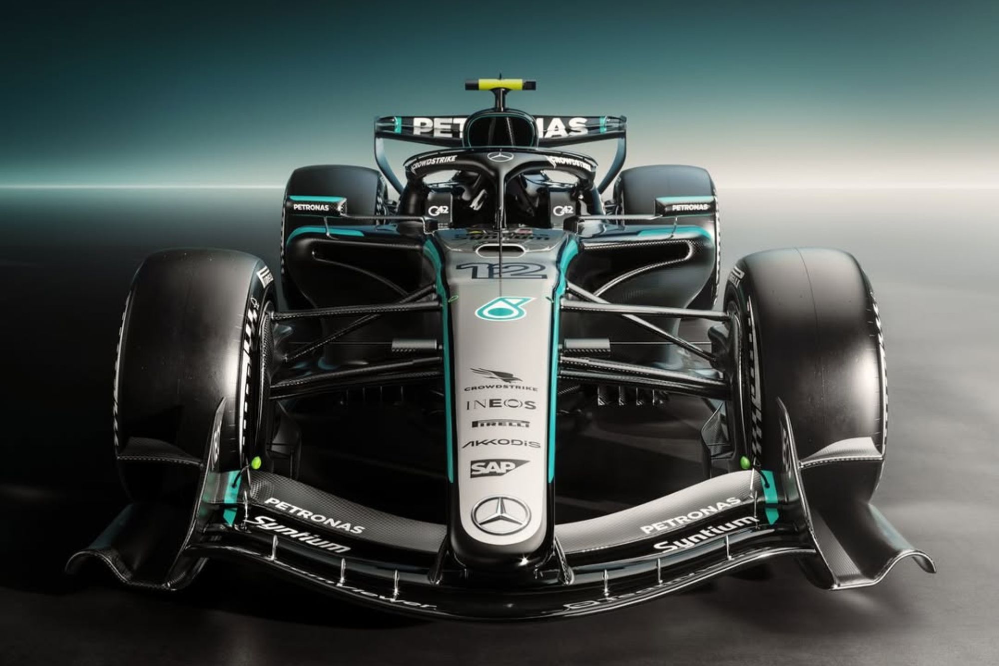 F1: Mercedes apresenta pintura para temporada 2026. Veja fotos
