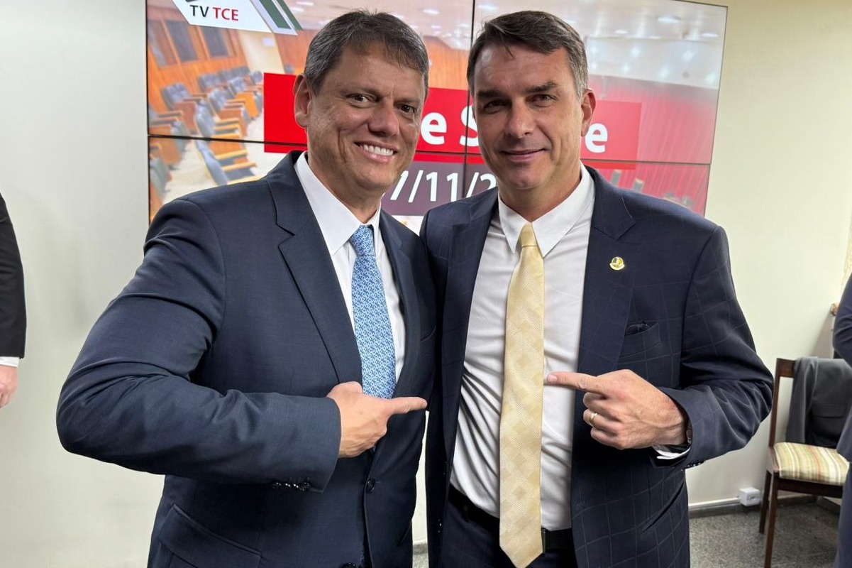 Candidatura de Flávio está se consolidando rapidamente, diz Tarcísio