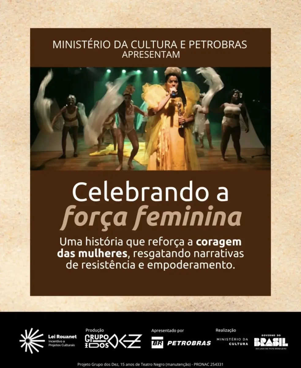 Espetáculo “Dandara Para Todas as Mulheres” ocupa o palco em Rio Branco com arte e reflexão sobre vivências das mulheres negras