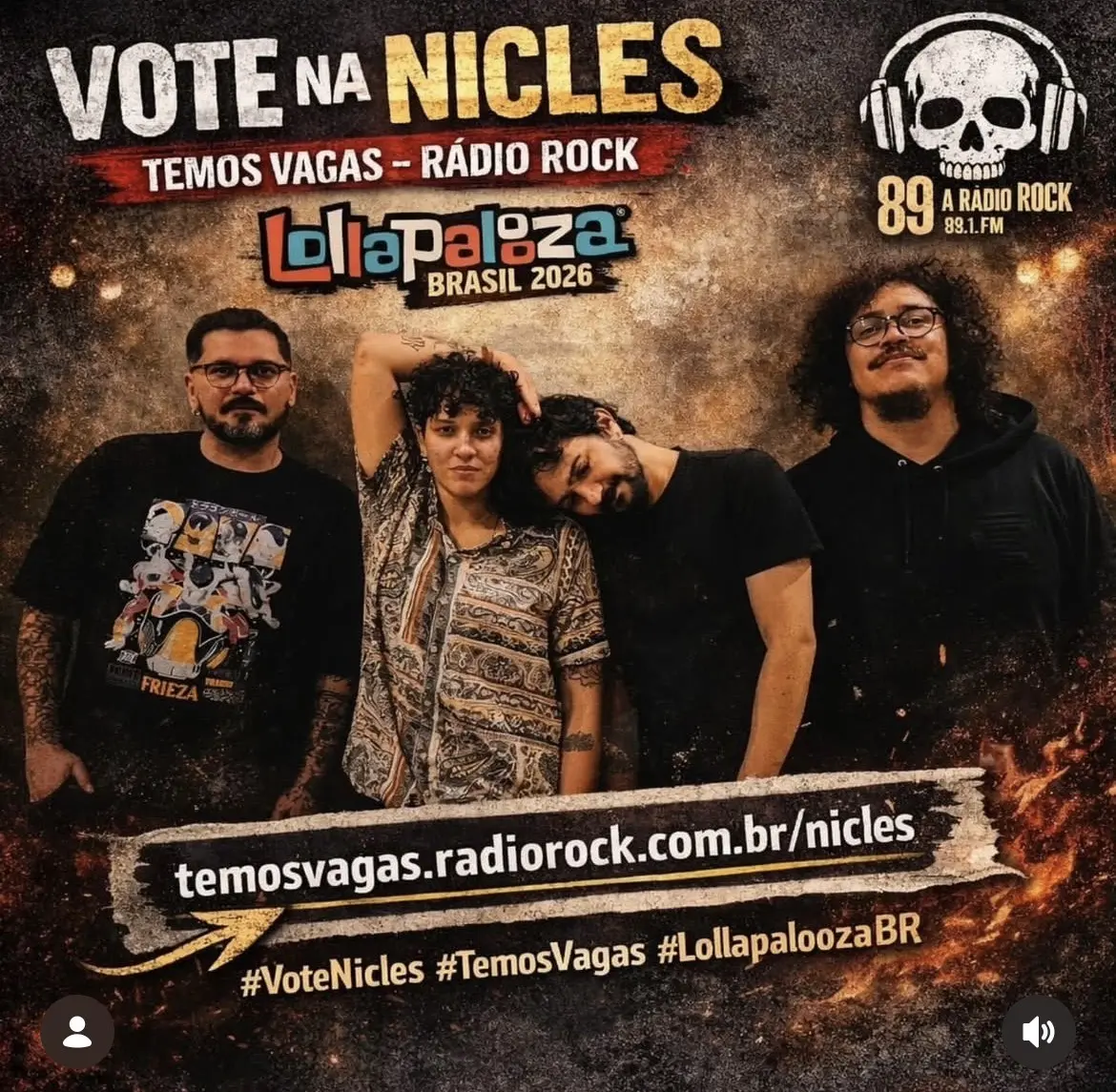 Acre unido para levar uma banda acreana ao Lollapalooza Brasil 2026