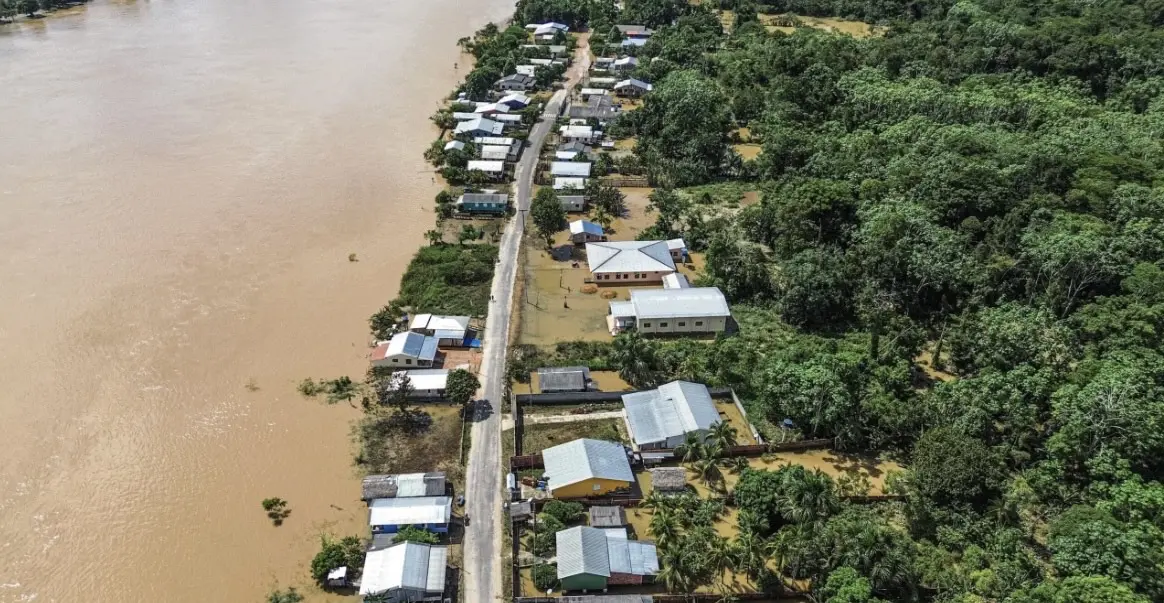 Rio Juruá ultrapassa cota de alerta em Cruzeiro do Sul e atinge 11,86 metros