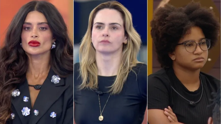 BBB 26: Aline, Ana Paula e Milena estão no 1º Paredão do reality