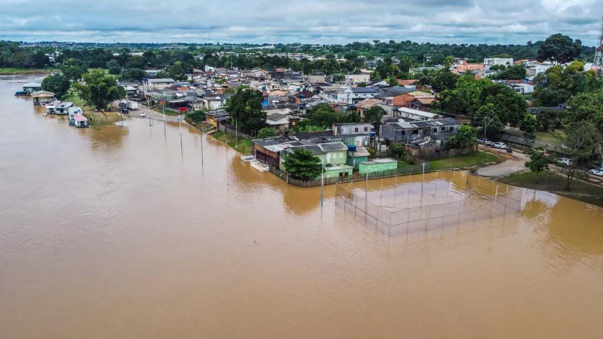 Rio Branco e Cruzeiro do Sul têm risco moderado de inundação, diz Cemaden