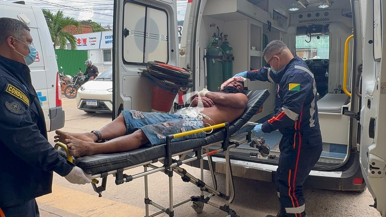 Monitorado por tornozeleira é espancado com ripas e terçado no Segundo Distrito de Rio Branco