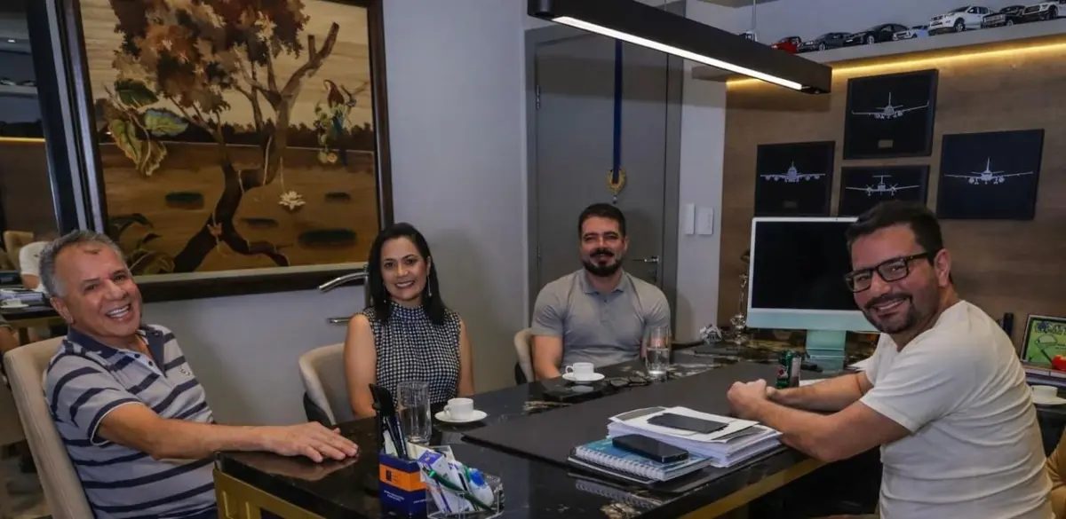 Encontro de Gladson, Mailza e Donadoni com Vagner Sales encaminha aliança do PP com MDB