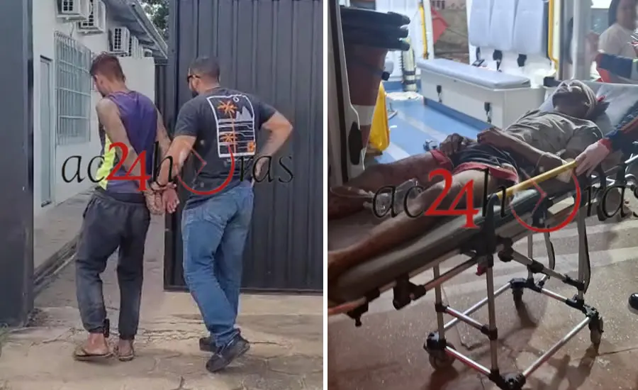 Polícia captura foragido e acusado de tentar matar homem com barra de ferro