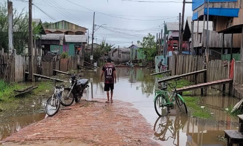 Rio Tarauacá recua para 10 metros, mas permanece acima da cota de transbordamento