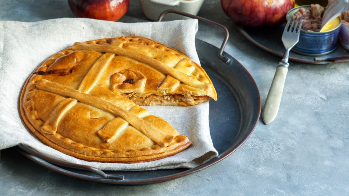 Torta de atum fofinha e prática para o lanche da tarde