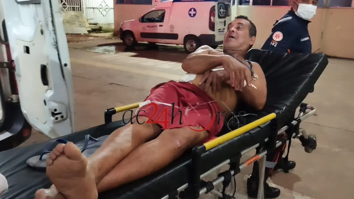 Idoso é ferido com golpe de faca após negar dinheiro pra mulher em Rio Branco