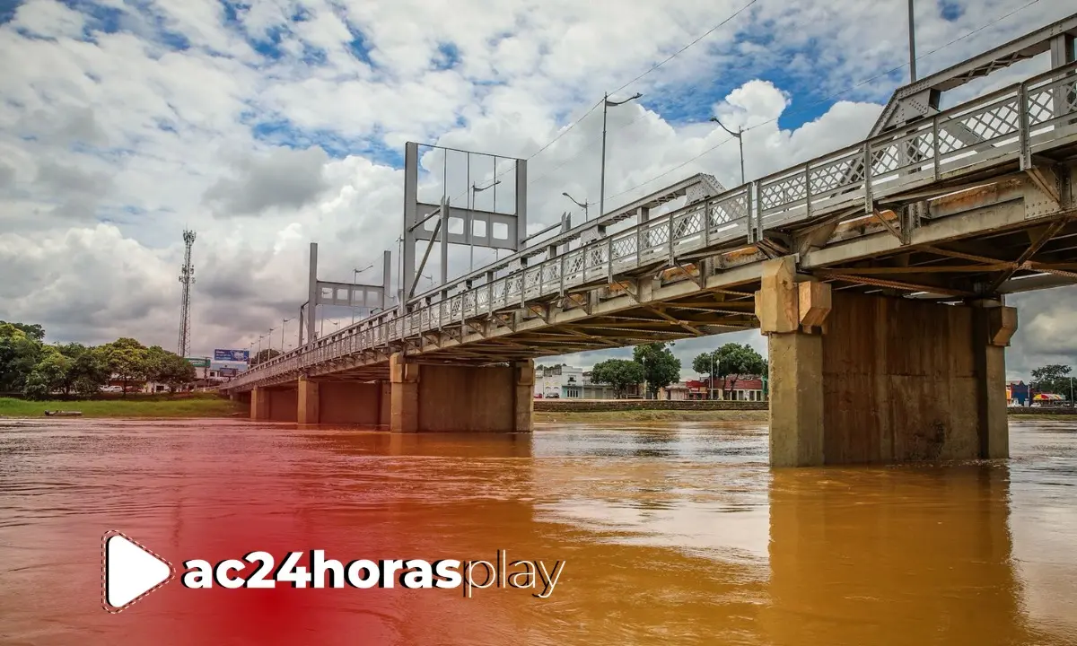 Rio Acre ultrapassa cota de transbordamento chegando a 14,01 m