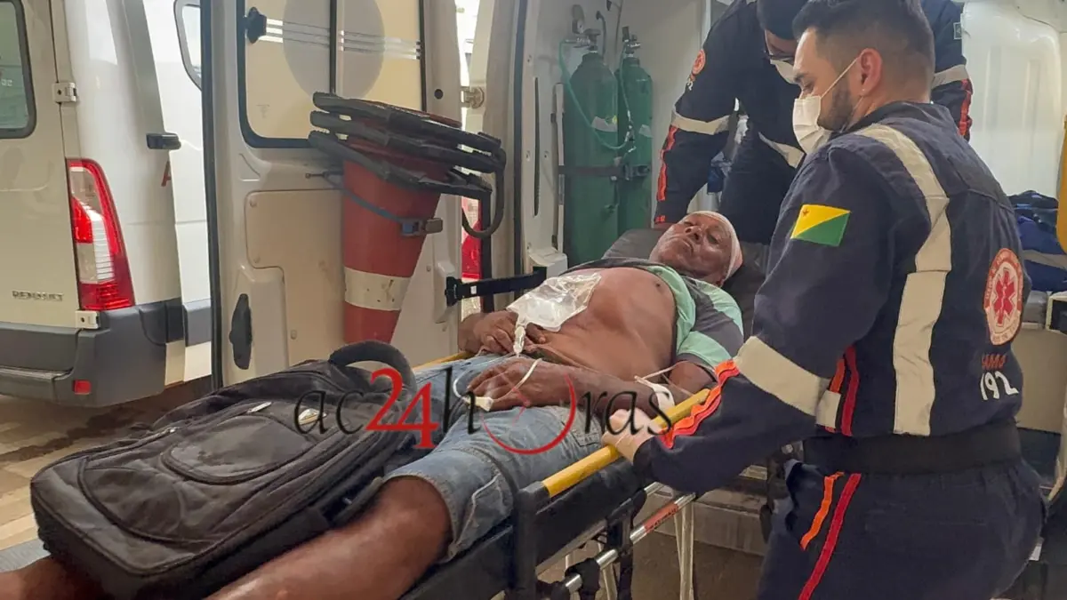 Homem é ferido a golpes de perna-manca após ser acusado de roubo em Rio Branco