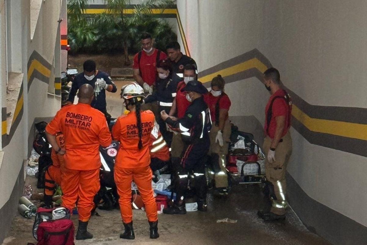 Homem morre ao cair de andaime em prédio de Águas Claras