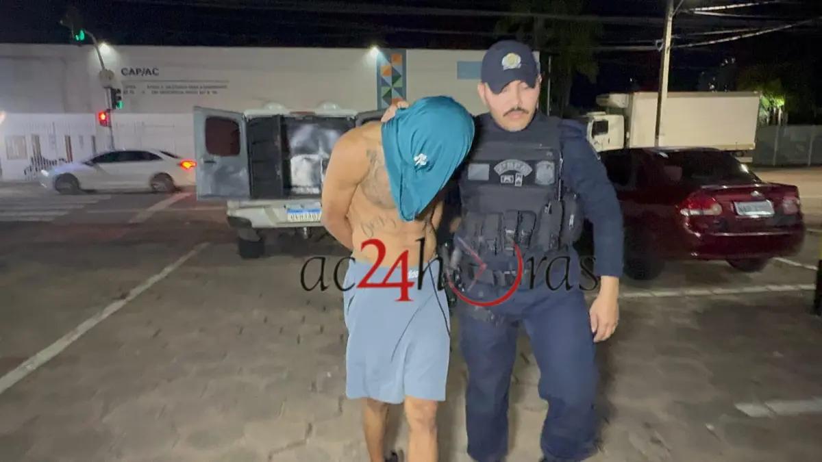 Homem monitorado por tornozeleira é detido com espingarda na Cidade Nova