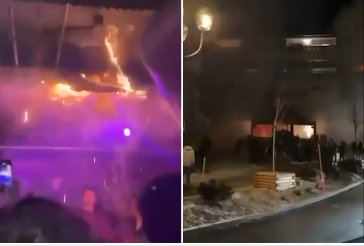 Desespero: imagens mostram fuga de pessoas durante incêndio na Suíça