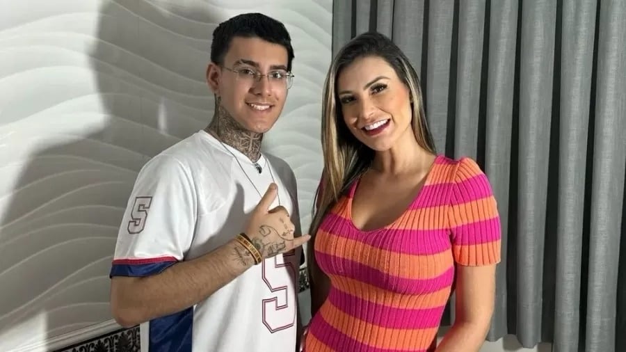 Após nova polêmica com Andressa Urach, filho revela constrangimento: “estava fedido”